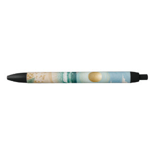 Golden Shores Black Ink Pen