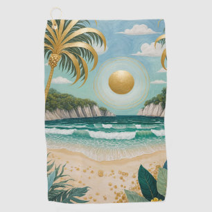 Golden Shores Golf Towel