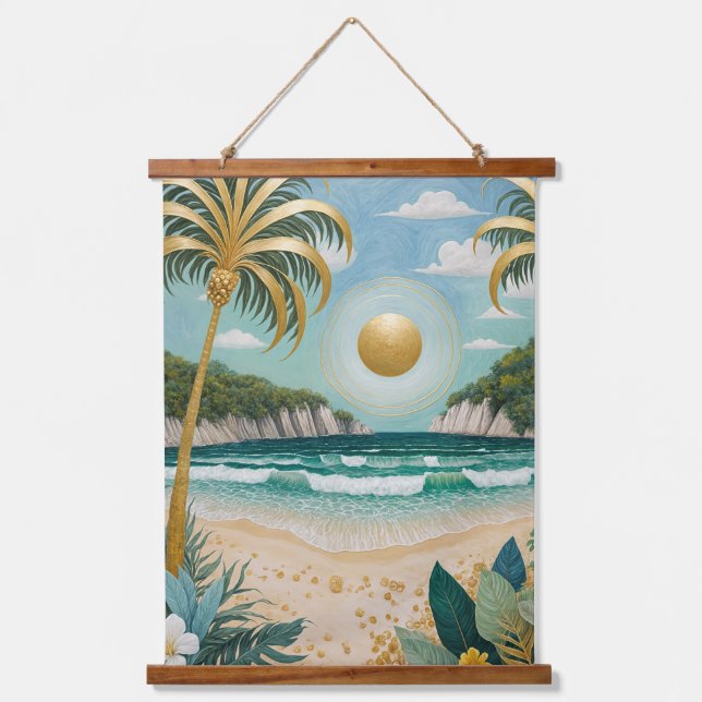 Golden Shores Hanging Tapestry (Front)