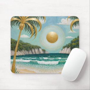 Golden Shores Mouse Pad