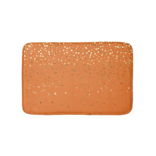 Golden shower of Stars Bath Mat