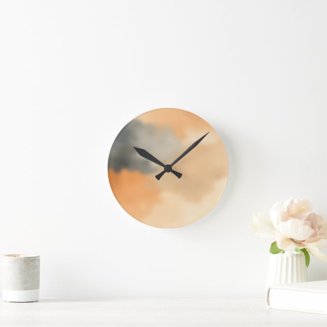 Golden Silence Round Clock (Home)