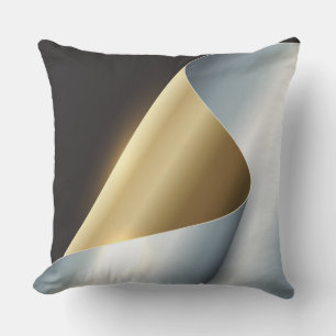 Golden Silver Decorative Pillow