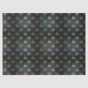 Golden Skull & Crossbones Tissue Paper