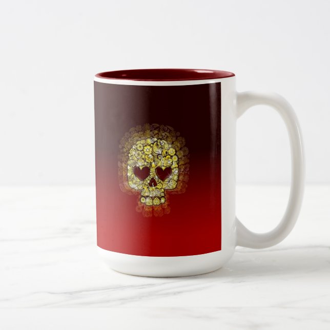 Golden Skull Mug (Right)