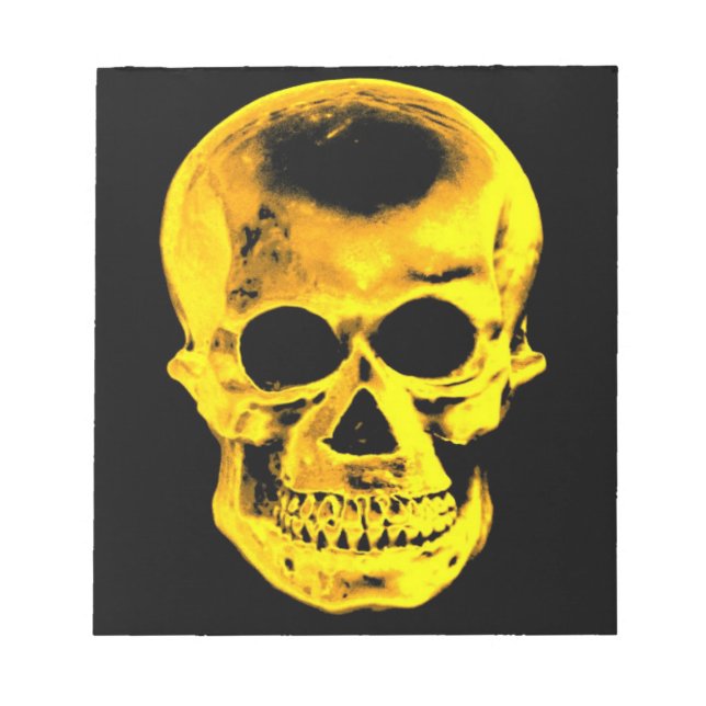 Golden Skull Notepad (Front)