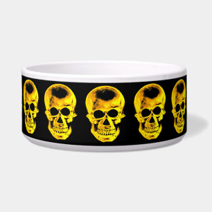 Golden Skull Pet Bowl