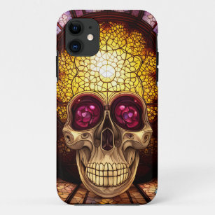 Golden Skull, Skull Art, Reaper, Horror, Gothic  Case-Mate iPhone Case
