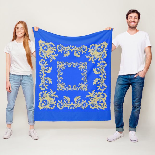 Golden Sky Fleece Blanket (In Situ)