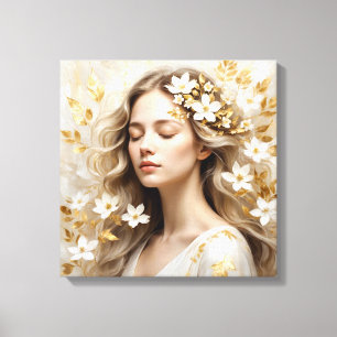 Golden Slumber Canvas Print