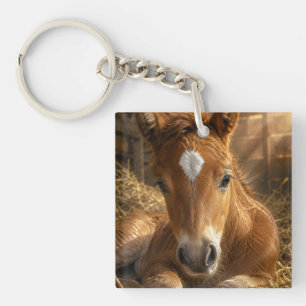 Golden Slumber gentle Foal Keychain