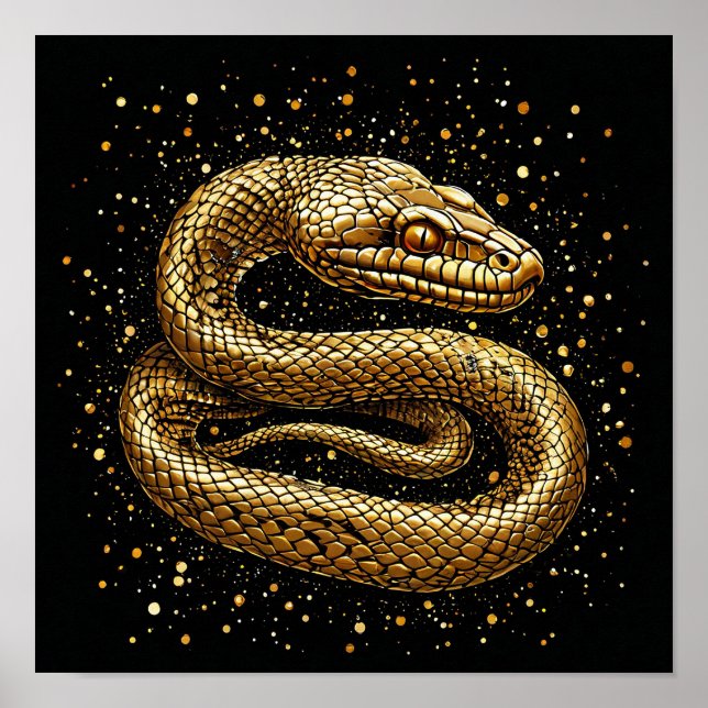 Golden snake poster (Front)