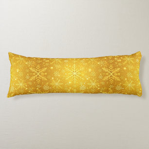 Golden Snow Body Pillow