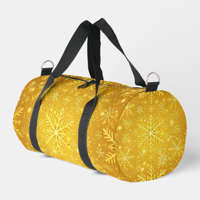 Golden Snow Duffle Bag (Left Corner)