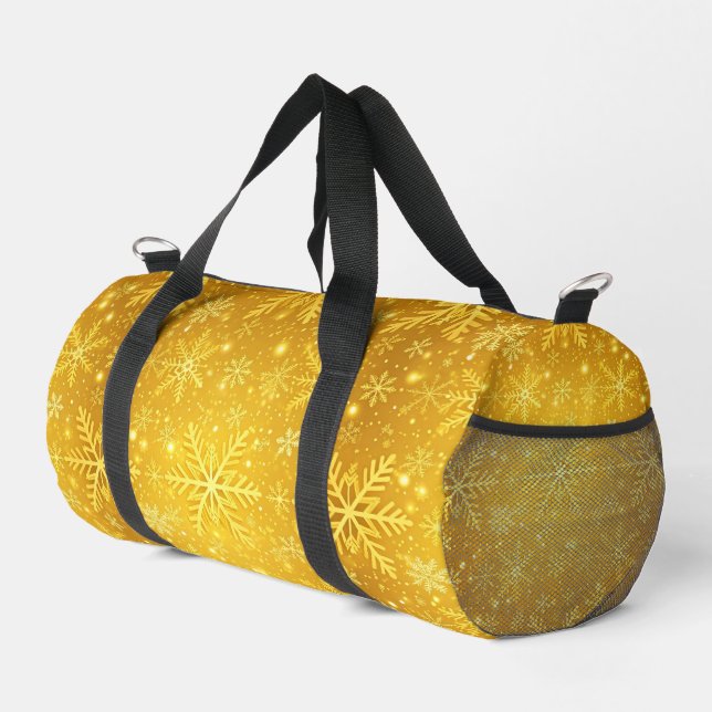 Golden Snow Duffle Bag (Right Corner)