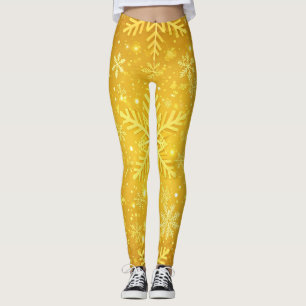 Golden Snow Leggings