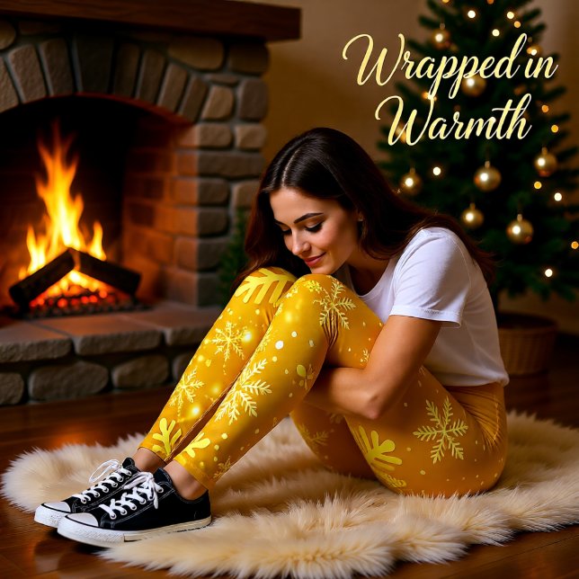 Golden Snow Leggings (Creator Uploaded)