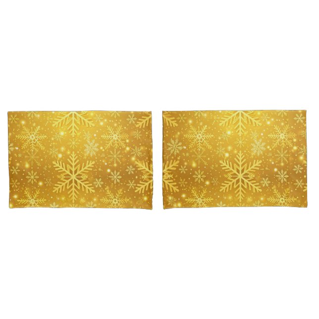 Golden Snow Pillowcase (Front-Set)