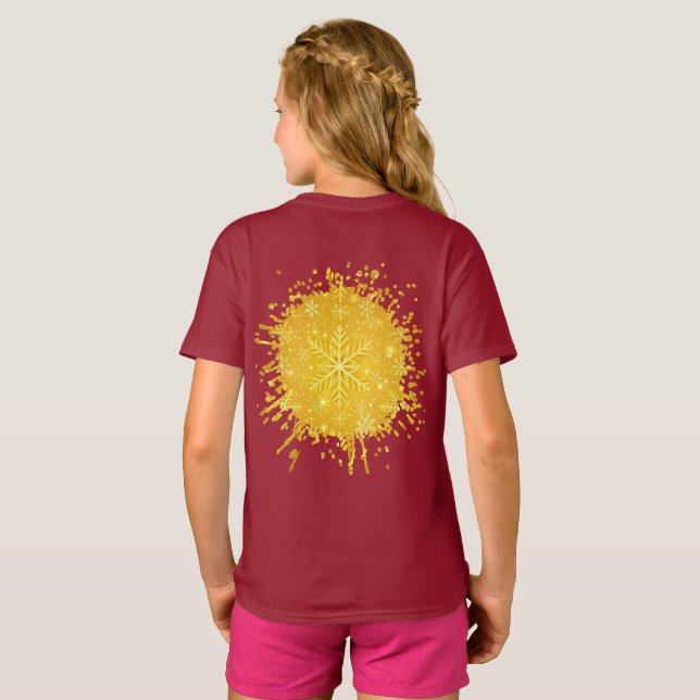 Golden Snow T-Shirt (Back Full)