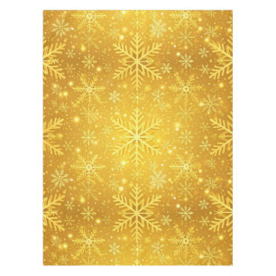 Golden Snow Tablecloth