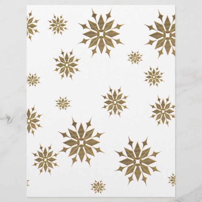 Golden snowflakes (Front)