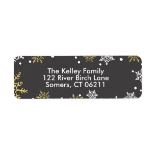 Golden Snowflakes Holiday Address