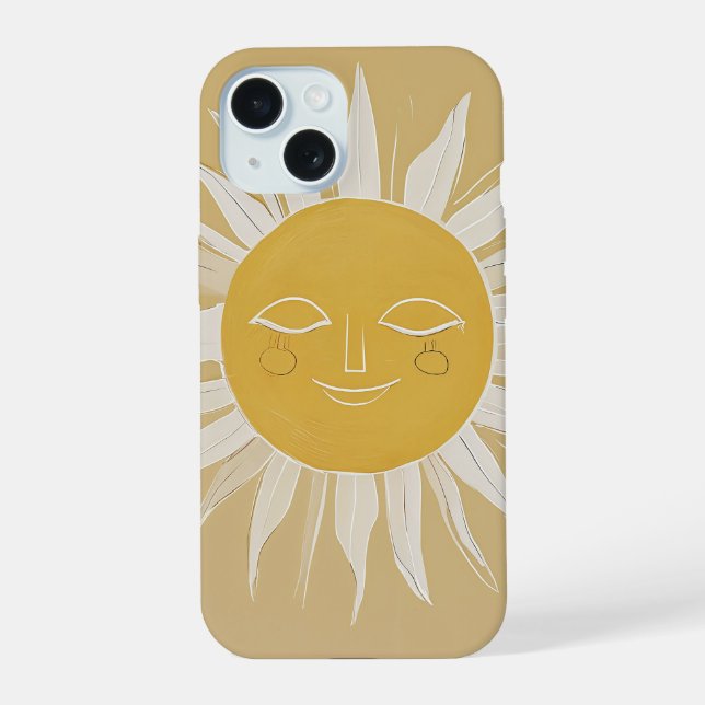 Golden Solace iPhone 15 Case (Back)