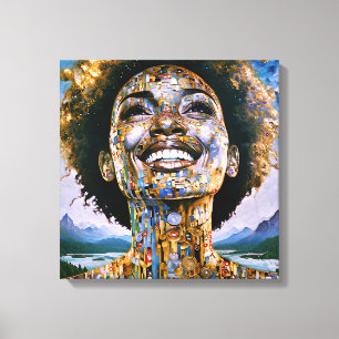 "Golden Soul, Infinite Skies" Canvas Print