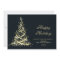 Golden Sparkle Christmas Tree Corporate Greeting