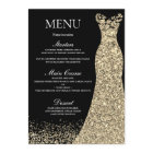 Golden Sparkle Dress Black Birthday Party Bridal