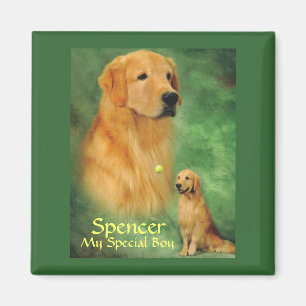 Golden Spencer Magnet