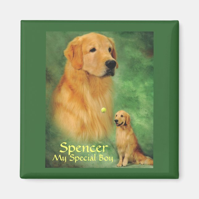 Golden Spencer Magnet (Front)