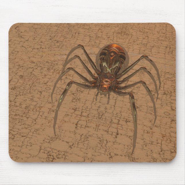 Golden Spider Mouse Pad (Front)