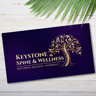 Golden Spine Tree  Business Card