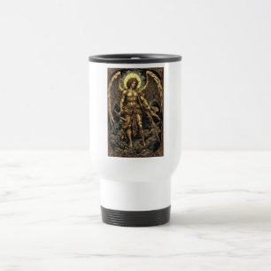 Golden St. Michael Travel Mug