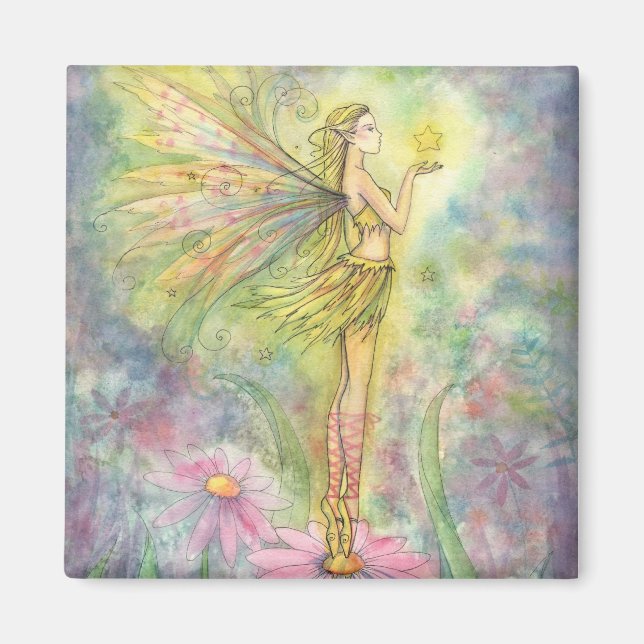 Golden Star Fairy Magnet (Front)