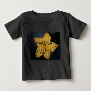 Golden Star Hakuna Matata Art Print Baby T-Shirt