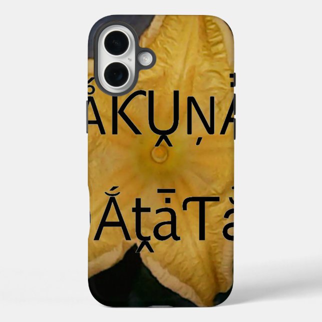 Golden Star Hakuna Matata Art Print Case-Mate iPhone Case (Back)