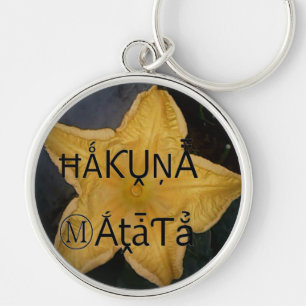 Golden Star Hakuna Matata Art Print Keychain