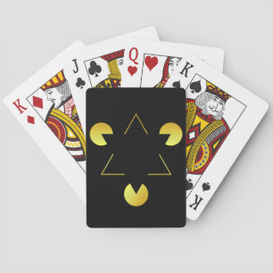 Golden Star illusion Playing Cards
