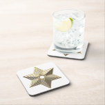 Golden Star of David Coaster<br><div class="desc">Golden Star of David

Feel free to add your own words and/or pictures to this item via Zazzle's great customization tools.  This design also available on dozens of other products. Thanks for stopping by! God bless!</div>