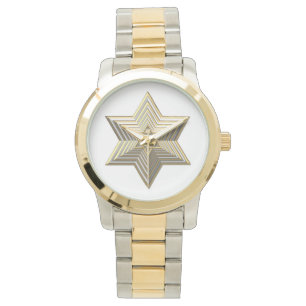 Golden Star of David Watch