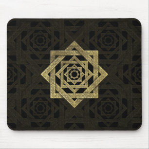 Golden Star of Lakshmi - Ashthalakshmi Mouse Pad
