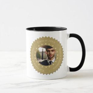 Golden Star Seal of Excellence, Graduation Photo Mug