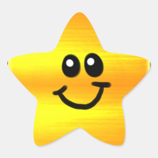 Golden Star Sticker (Front)