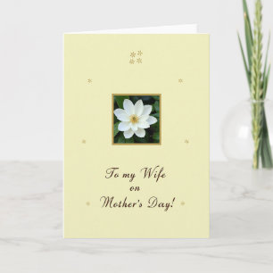 Golden Starburst Mothers Card