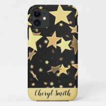 Golden Stars iPhone 11 Coque