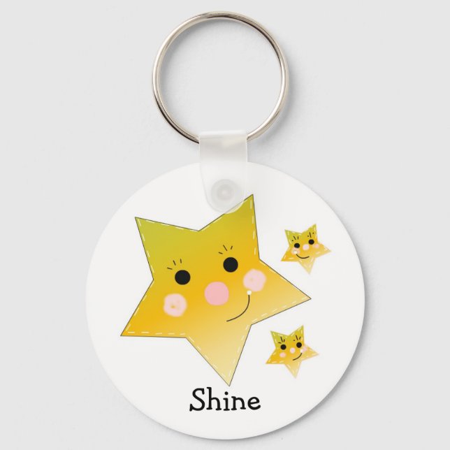 Golden Stars Keychain (Front)