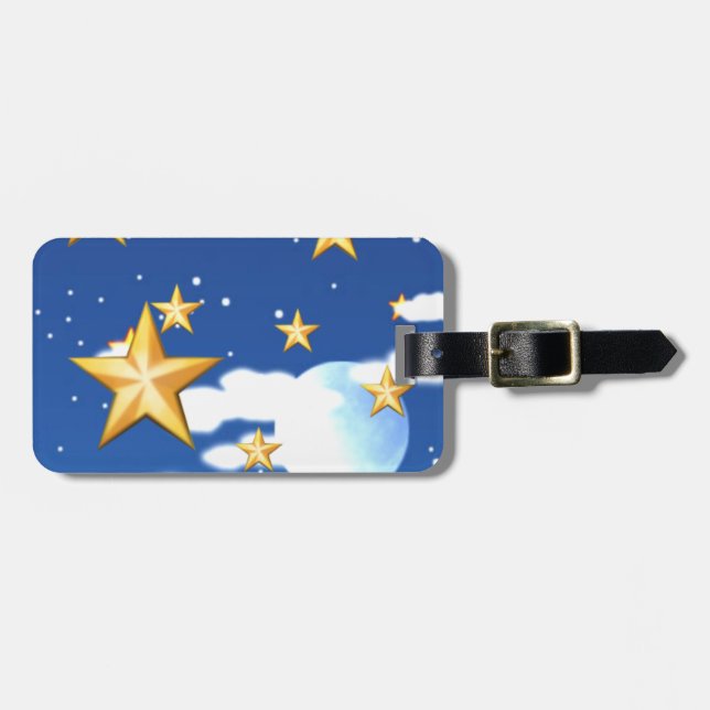 Golden Stars - Luggage Tag (Front Horizontal)