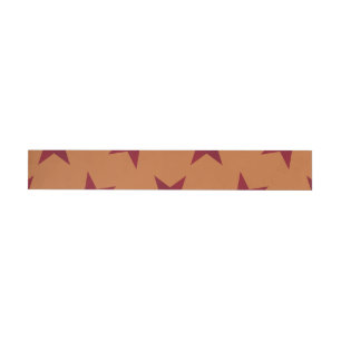 Golden Stars Pattern 12 Wrap Around Label